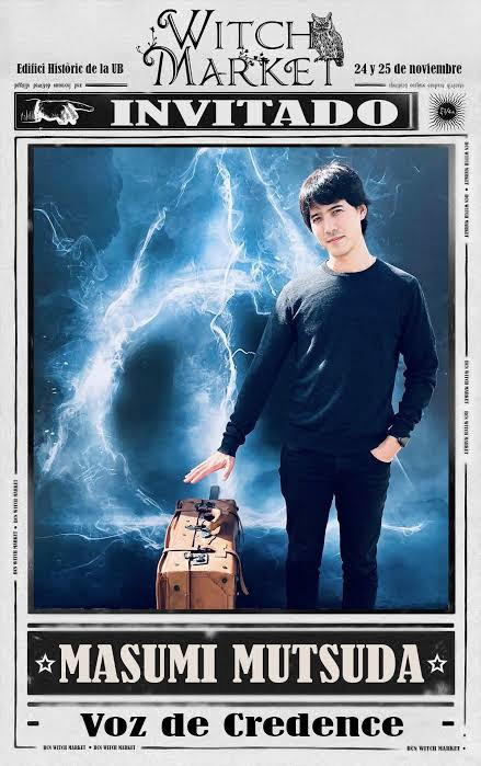 Cartel de Masumi Mutsuda como invitado de Witch Market